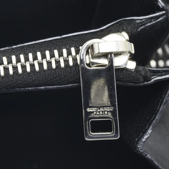 Authentic YSL Star Print Leather Zip Around Wallet - Picture 6 of 12